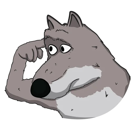 🐺 Стикер «Порция Мемчиков» для Telegram