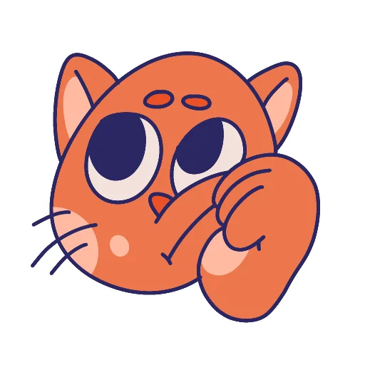 🥱 Стикер «MOM The Cat» для Telegram