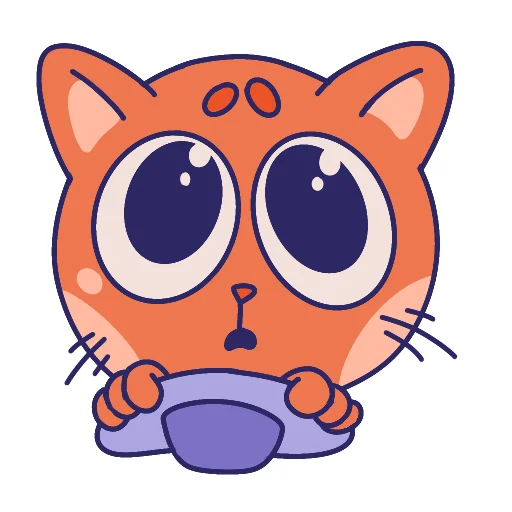 🥺 Стикер «MOM The Cat» для Telegram