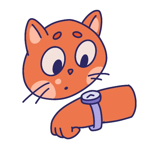 ⏰ Стикер «MOM The Cat» для Telegram