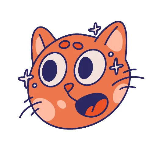 🤩 Стикер «MOM The Cat» для Telegram