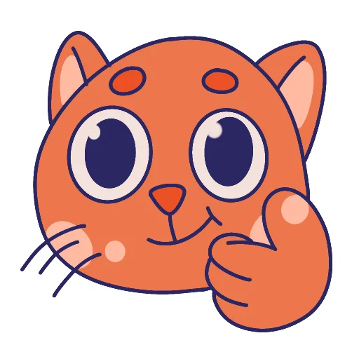 👍 Стикер «MOM The Cat» для Telegram
