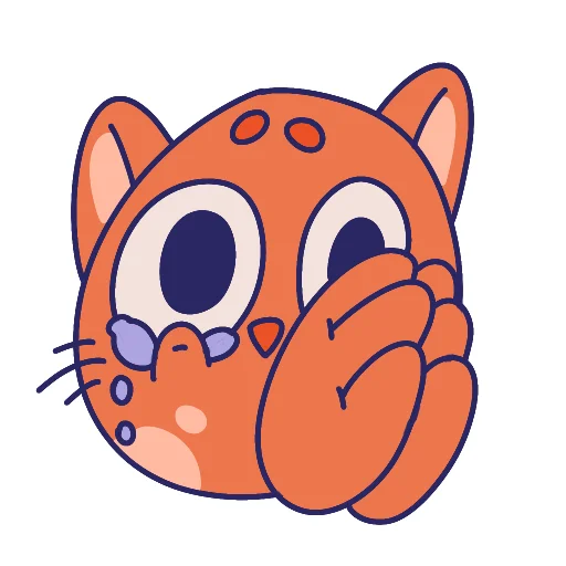 🥹 Стикер «MOM The Cat» для Telegram