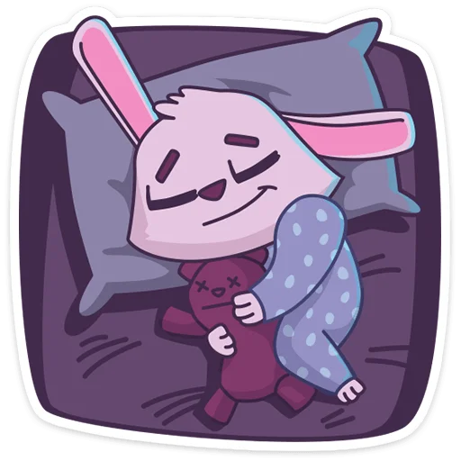 😴 Стикер «Мама Зайка» для Telegram
