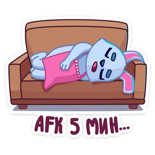 😴 Стикер «Мама Зайка» для Telegram