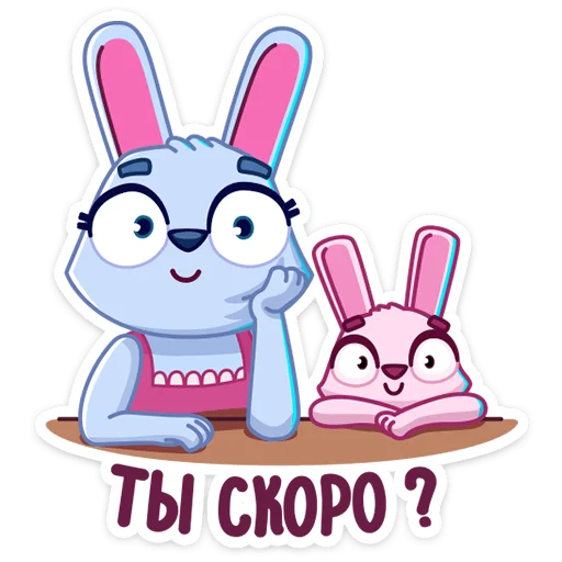 🙂 Стикер «Мама Зайка» для Telegram