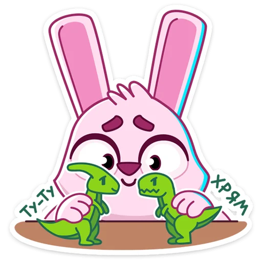 🦖 Стикер «Мама Зайка» для Telegram
