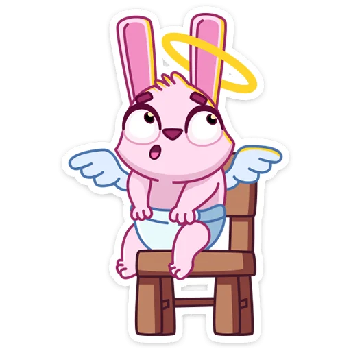 👼 Стикер «Мама Зайка» для Telegram
