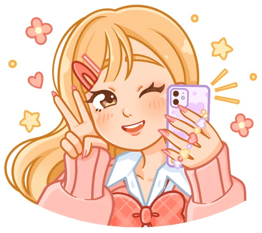 📸 Стикер «Момо без надписей» для Telegram