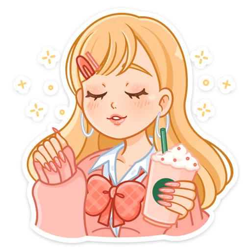 😌 Стикер «Момо» для Telegram
