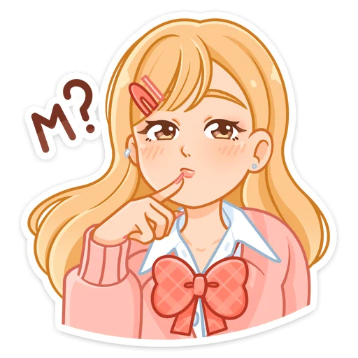 🤔 Стикер «Момо» для Telegram