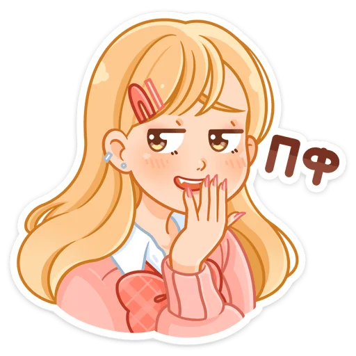 🤭 Стикер «Момо» для Telegram