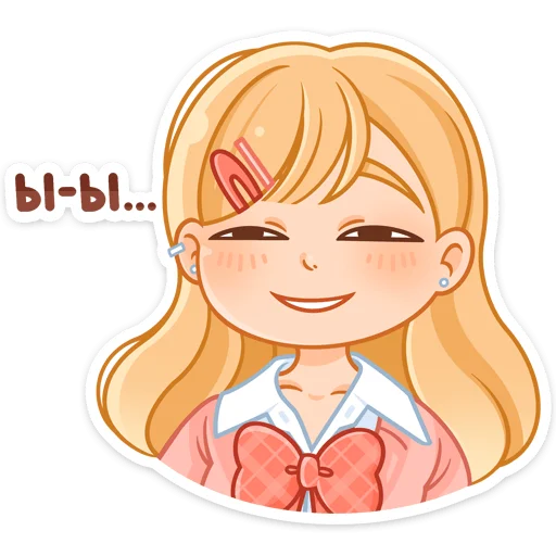 😬 Стикер «Момо» для Telegram