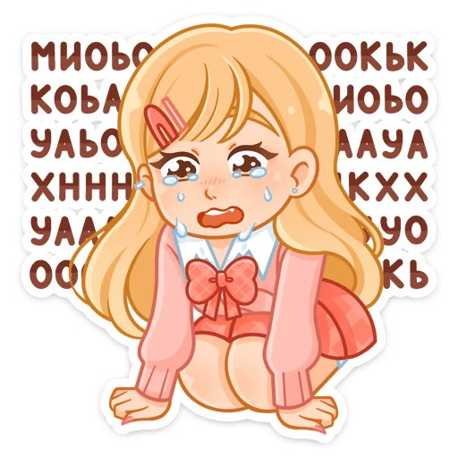 😭 Стикер «Момо» для Telegram