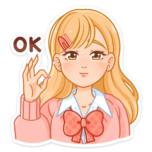 👌 Стикер «Момо» для Telegram
