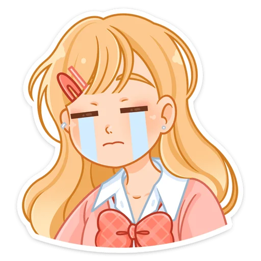 😢 Стикер «Момо» для Telegram