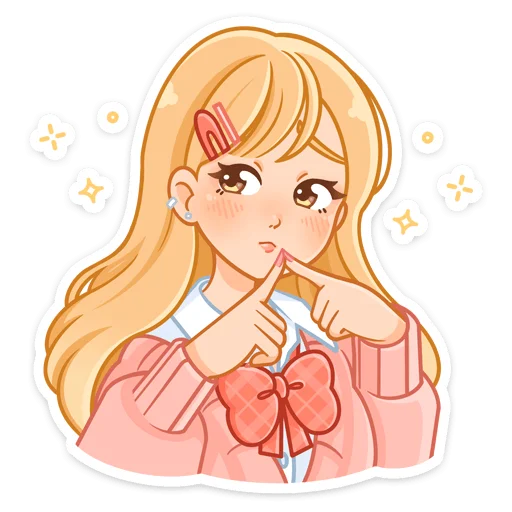 🥺 Стикер «Момо» для Telegram