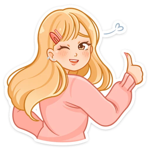 👍 Стикер «Момо» для Telegram