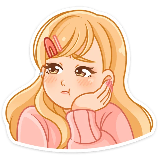 😔 Стикер «Момо» для Telegram