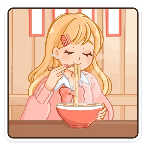 🍜 Эмодзи «Момо» для Telegram