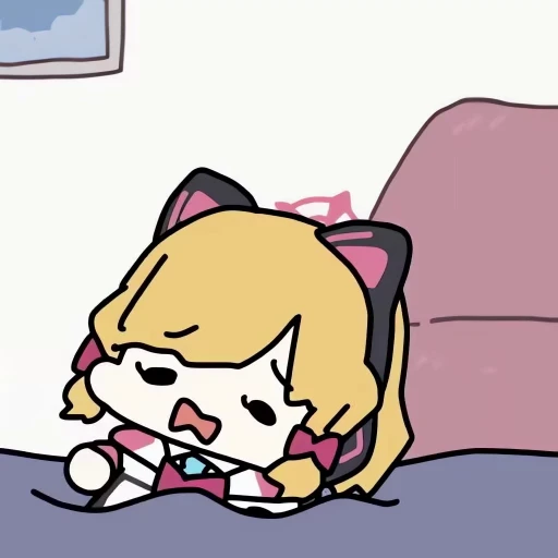 😵‍💫 Стикер «Momoi» для Telegram