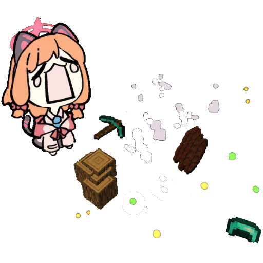 😭 Стикер «Momoi» для Telegram
