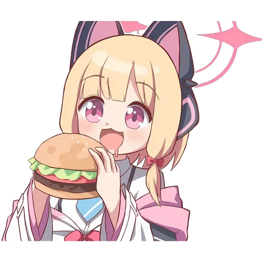 🍔 Стикер «Momoi» для Telegram