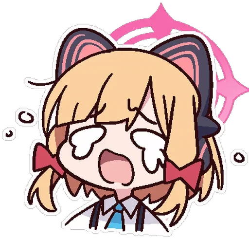 😢 Стикер «Momoi» для Telegram