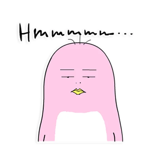 🤨 Стикер «Momoiro Toriko» для Telegram