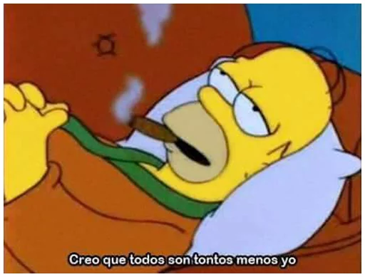 😝 Стикер «Simpsons-Memes» для Telegram