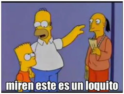 😜 Стикер «Simpsons-Memes» для Telegram