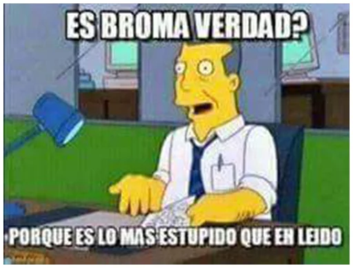 🙃 Стикер «Simpsons-Memes» для Telegram