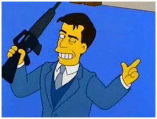 😉 Стикер «Simpsons-Memes» для Telegram