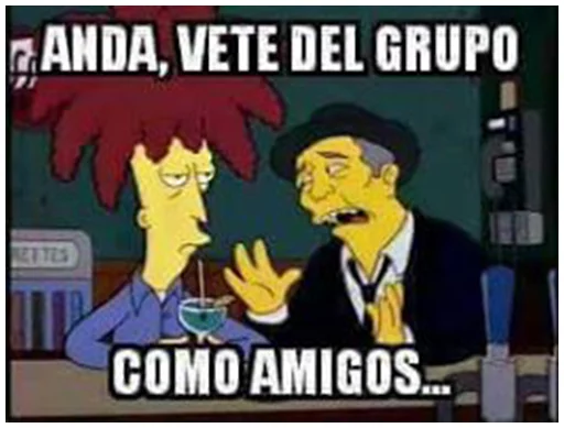 😫 Стикер «Simpsons-Memes» для Telegram