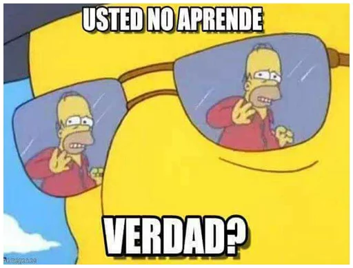 👓 Стикер «Simpsons-Memes» для Telegram