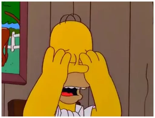 🙈 Стикер «Simpsons-Memes-3» для Telegram