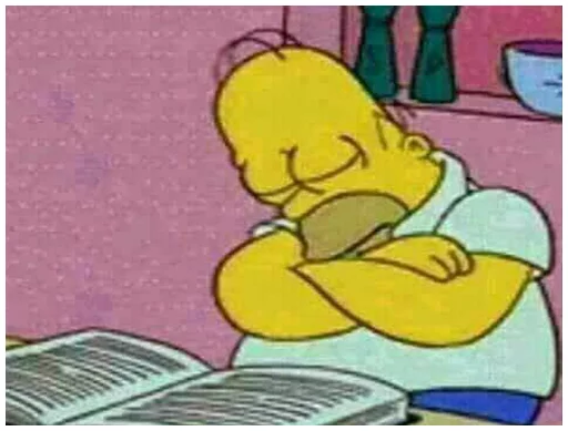 😴 Стикер «Simpsons-Memes-3» для Telegram