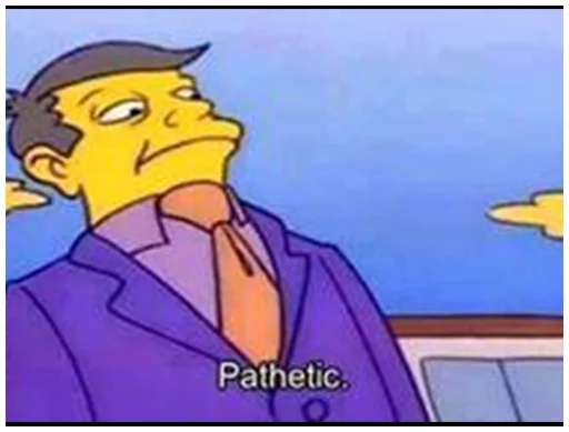 😑 Стикер «Simpsons-Memes-3» для Telegram