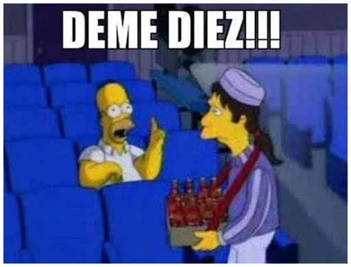 ☝️ Стикер «Simpsons-Memes-3» для Telegram