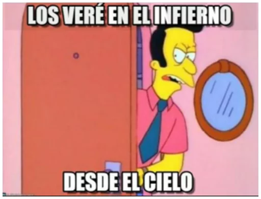 👹 Стикер «Simpsons-Memes-3» для Telegram