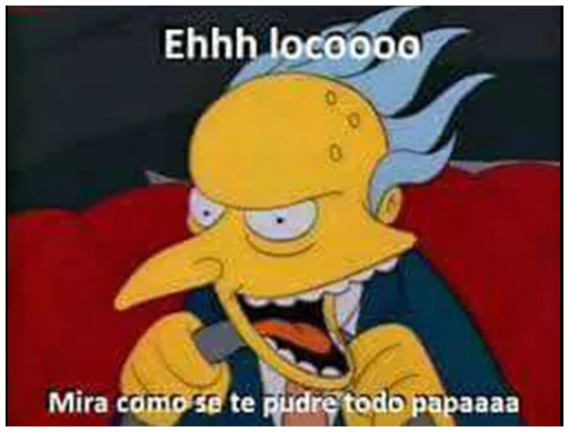 😝 Стикер «Simpsons-Memes-3» для Telegram