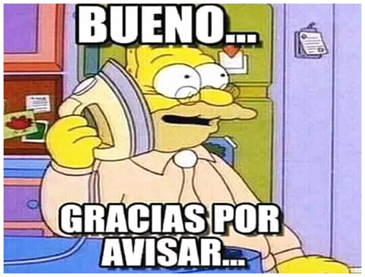 😝 Стикер «Simpsons-Memes-3» для Telegram