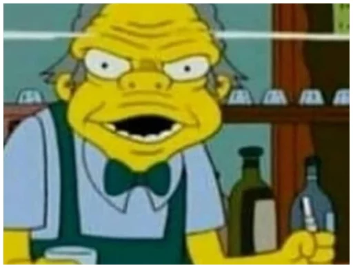 😬 Стикер «Simpsons-Memes-3» для Telegram