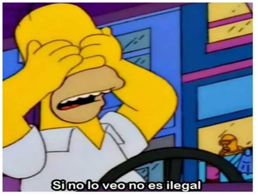 🙈 Стикер «Simpsons-Memes-3» для Telegram