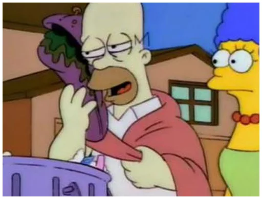 🤢 Стикер «Simpsons-Memes-3» для Telegram