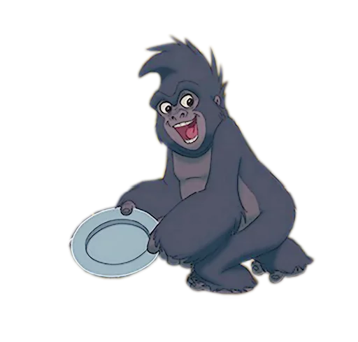 😉 Стикер «Обезьяны» для Telegram