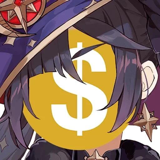 💵 Стикер «Mona Genshin Impact» для Telegram
