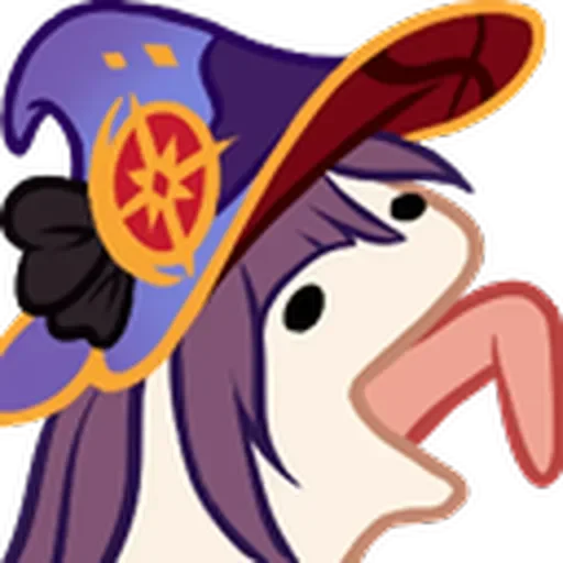 😛 Стикер «Mona Genshin Impact» для Telegram