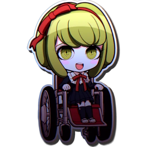 🥒 Стикер «Monaca Towa» для Telegram
