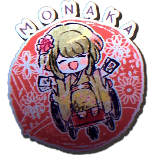 🥒 Стикер «Monaca Towa» для Telegram